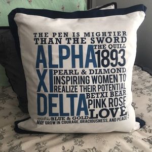 Alpha Xi Delta Pillow